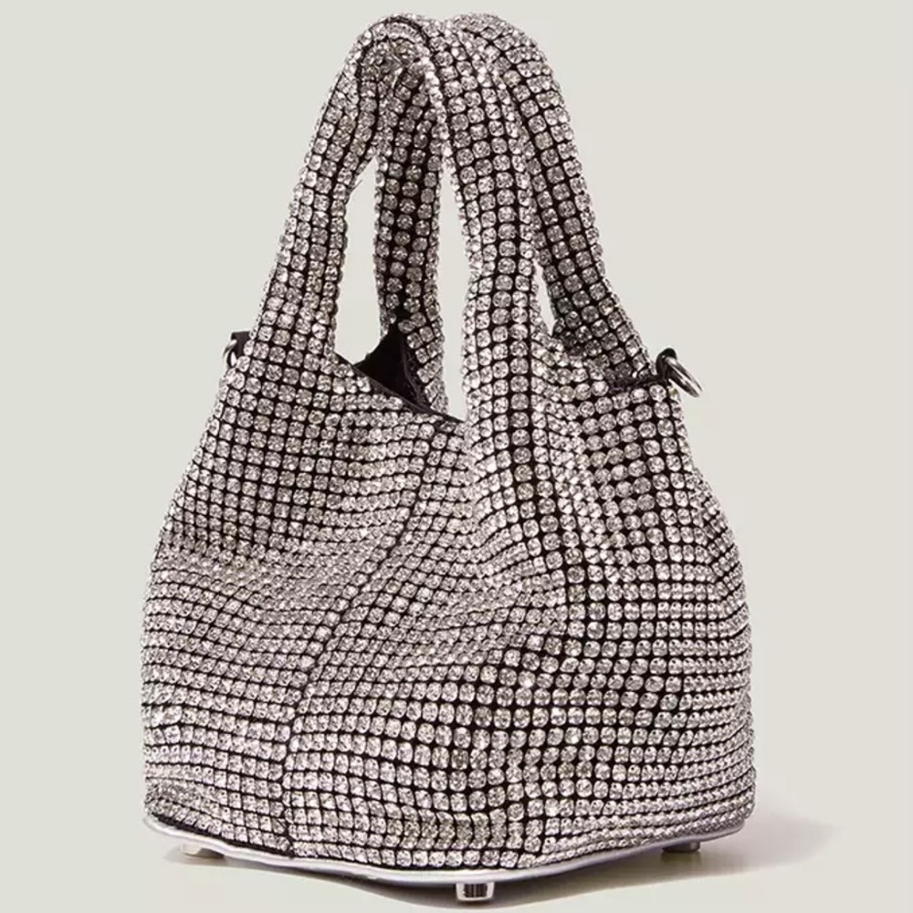 Sale Sasha Silver bling bag